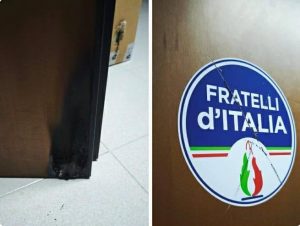 Rieti – Attentato alla sede di FdI, indagherà la Digos