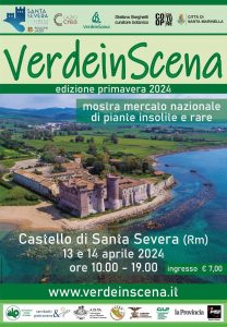 Al Castello di Santa Severa 13 e 14 aprile l’edizione primaverile di “Verde in Scena”