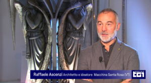 Speciale Tg1, la Macchina di Santa Rosa protagonista con Ascenzi, Fiorillo e Mecarini