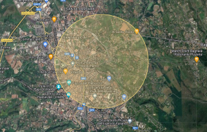 Viterbo, bomba inesplosa: la nuova “zona rossa” salva anche i centri commerciali (mappa interattiva)