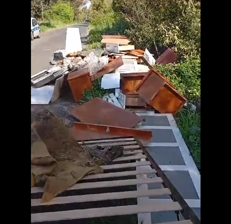 Cerveteri, scoperta discarica abusiva in Via Ceri