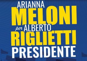Tarquinia, anche Arianna Meloni alla chiusura della campagna elettorale di Alberto Riglietti