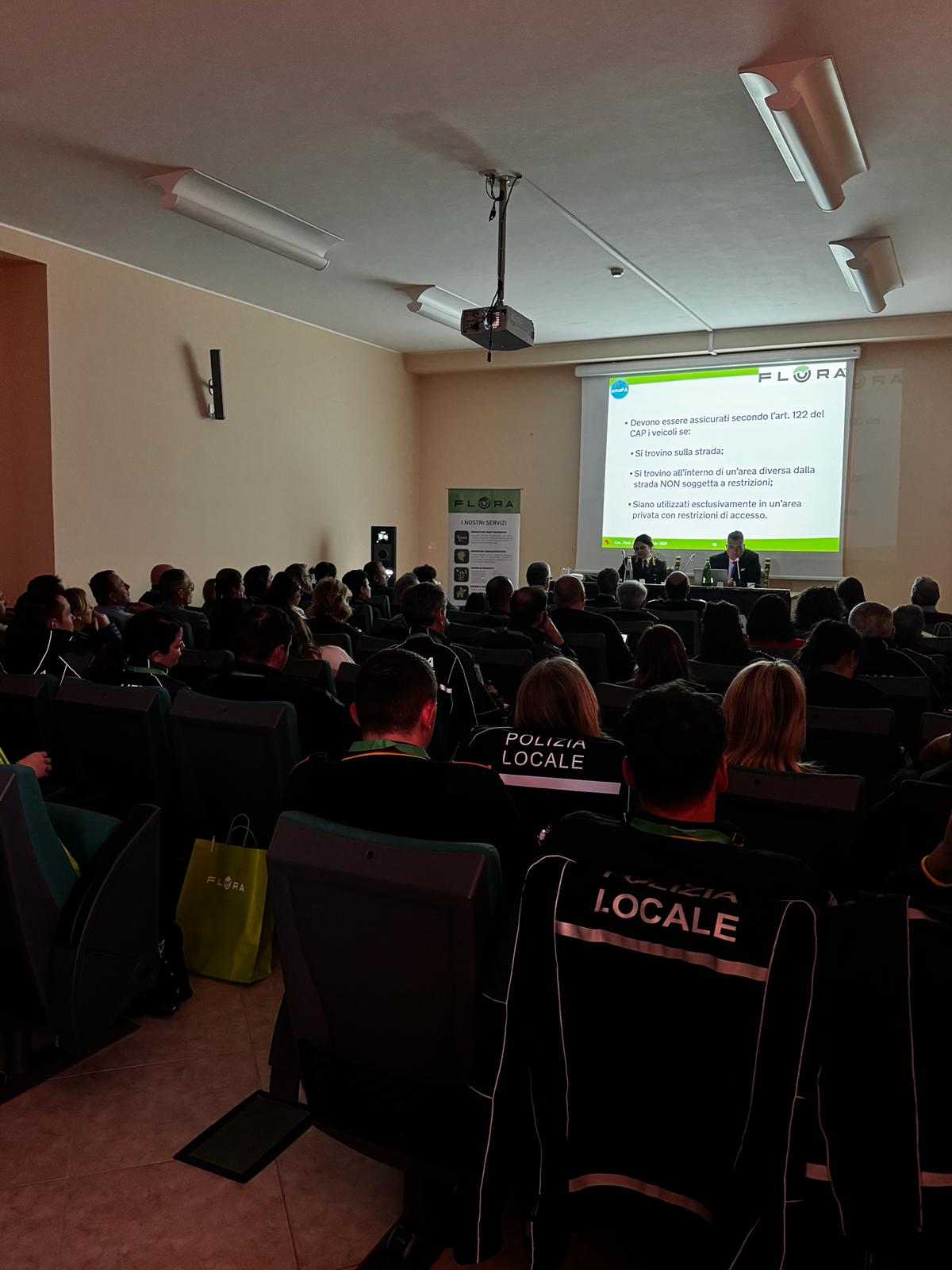 Santa Marinella: oltre cento agenti di polizia locale al corso di formazione sull’infortunistica stradale