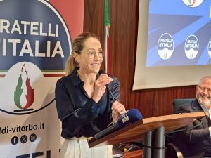 Viterbo, Arianna Meloni (FdI): “Non mi candido alle europee ma la città merita un suo candidato”