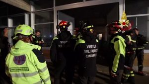 Esplosione nella centrale di Suviana, operazioni di soccorso