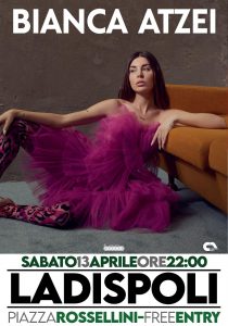 Ladispoli, salta Leo Gassman alla Sagra del carciofo: al suo posto Bianca Atzei