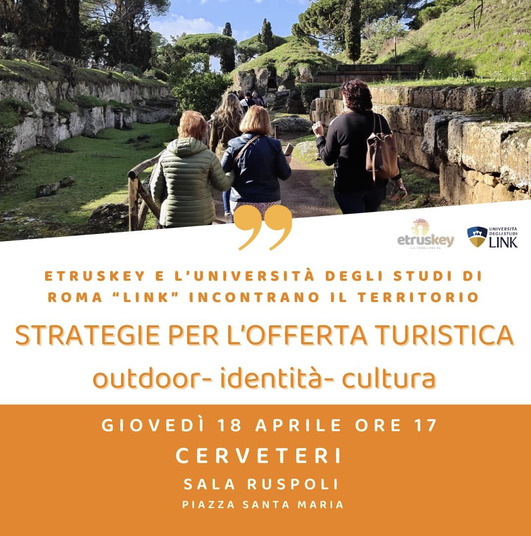 Turismo, Etruskey e Università Link insieme per lanciare la stagione