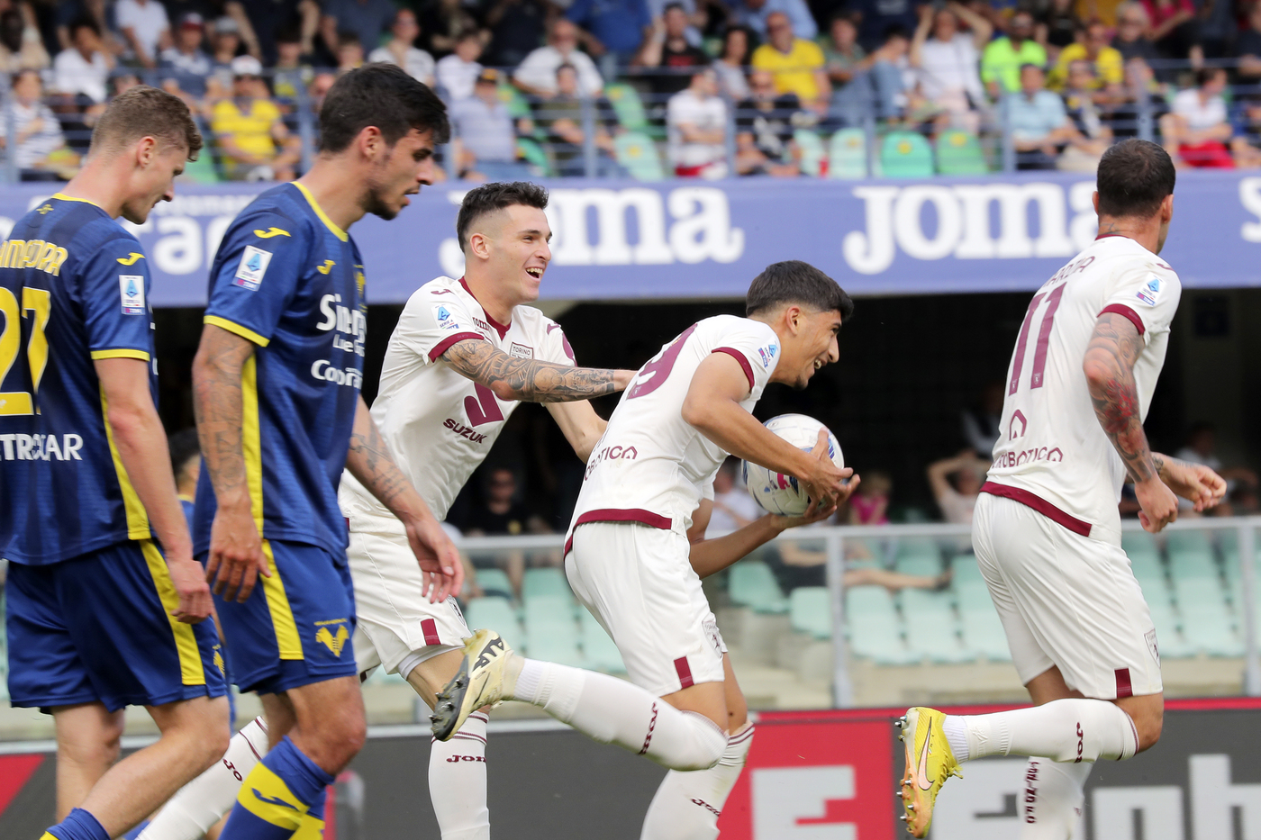 La domenica di A: rimonta Toro a Verona, sogni Europa ancora vivi. Sassuolo condannato?