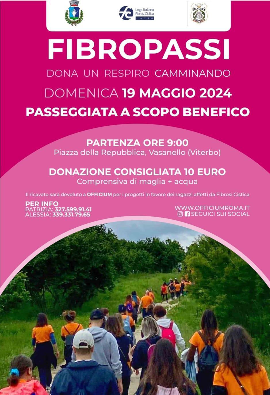 Fibropassi: a Vasanello torna l’appuntamento con  la solidarietà