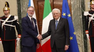 Mattarella riceve il primo ministro della Repubblica Ceca
