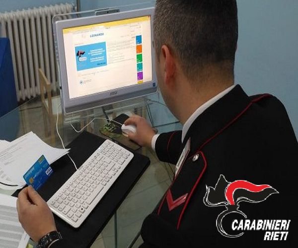 Poggio Mirteto, truffe online: incastrati dai carabinieri due truffatori napoletani