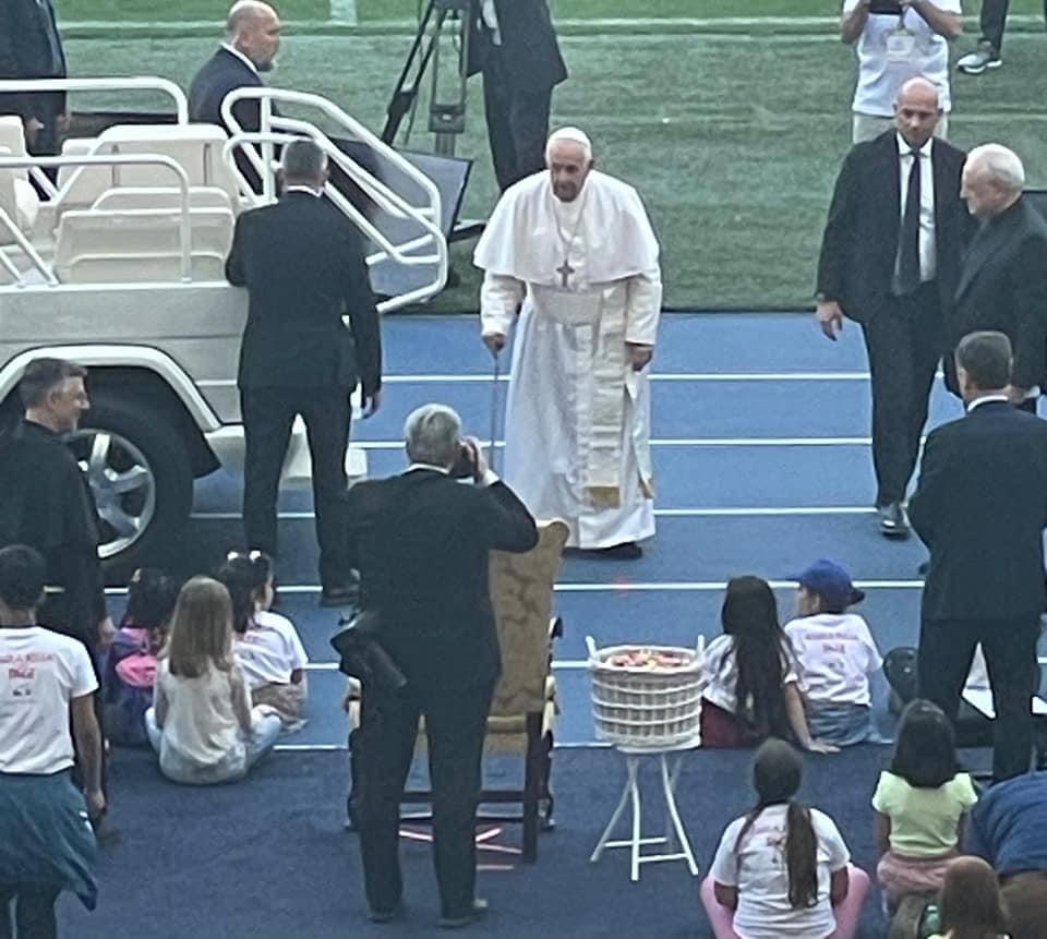 Papa: a bambini Gmb, aiutiamo gli altri e mondo sara’ migliore