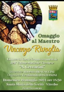 Omaggio al maestro Vincenzo Rivoglia dell’Unione musicale viterbese “Adriano Ceccarini”