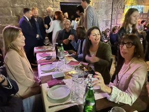 Viterbo, elezioni: Chiara Frontini a cena con Elena Boschi e Marietta Tidei per gli “Stati Uniti d’Europa”