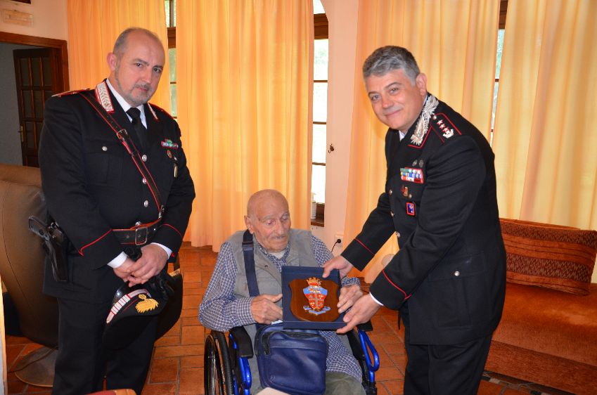 Celleno, festeggiati i 100 anni del Vicebrigadiere Pietro Crocelli