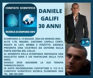 Marino, dopo dieci giorni ritrovato Daniele Galifi: era a Napoli