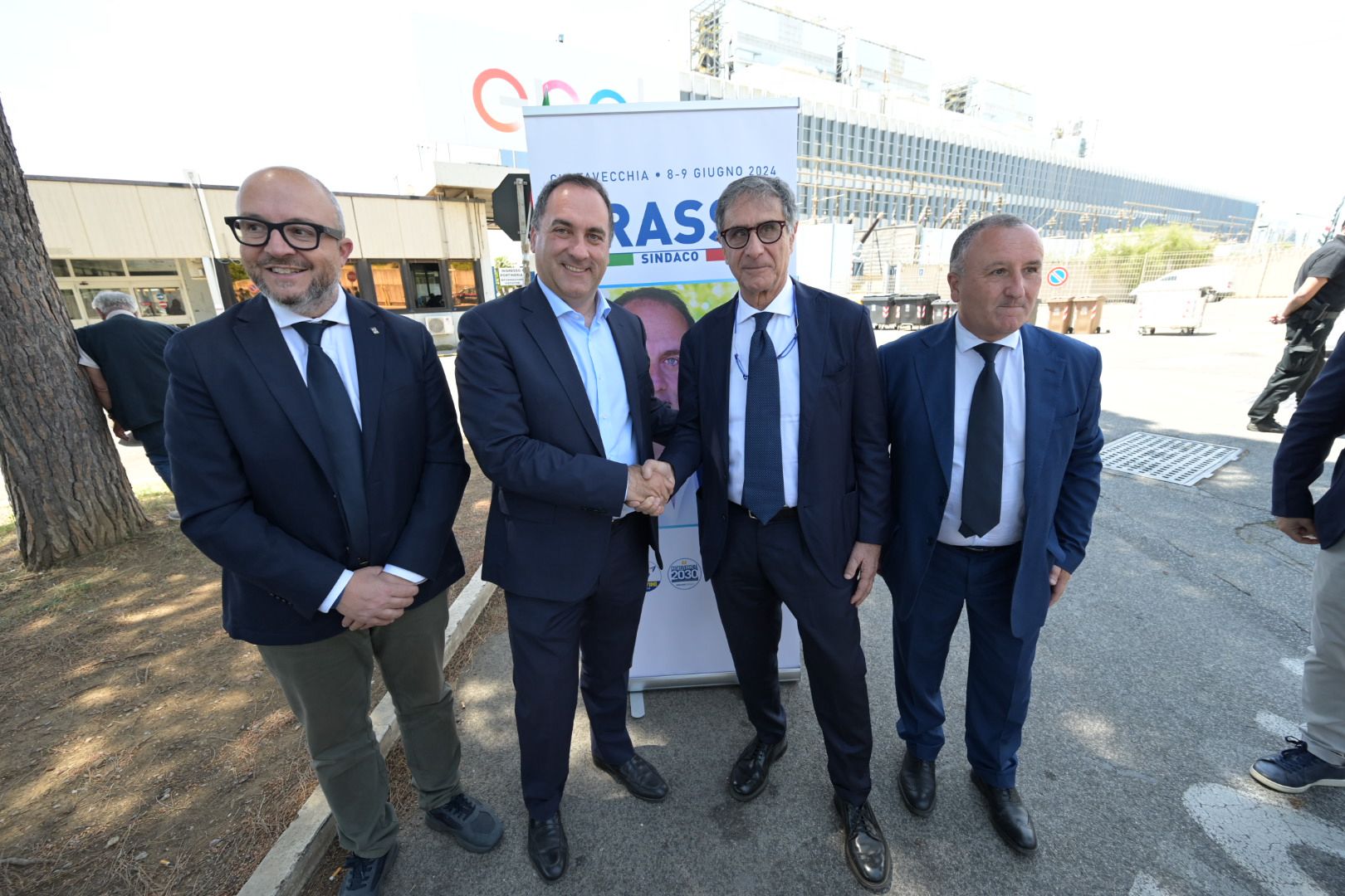 Amministrative a Civitavecchia, il sottosegretario Barbaro in visita alla centrale per sostenere Grasso