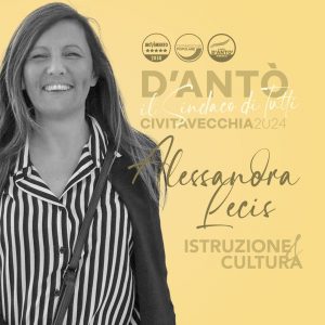 Amministrative a Civitavecchia, D’Antò svela il nome di un altro assessore: Lecis alla Cultura