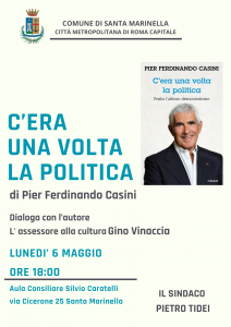 Libri, a Santa Marinella arriva Casini con il suo “C’era una volta la politica”