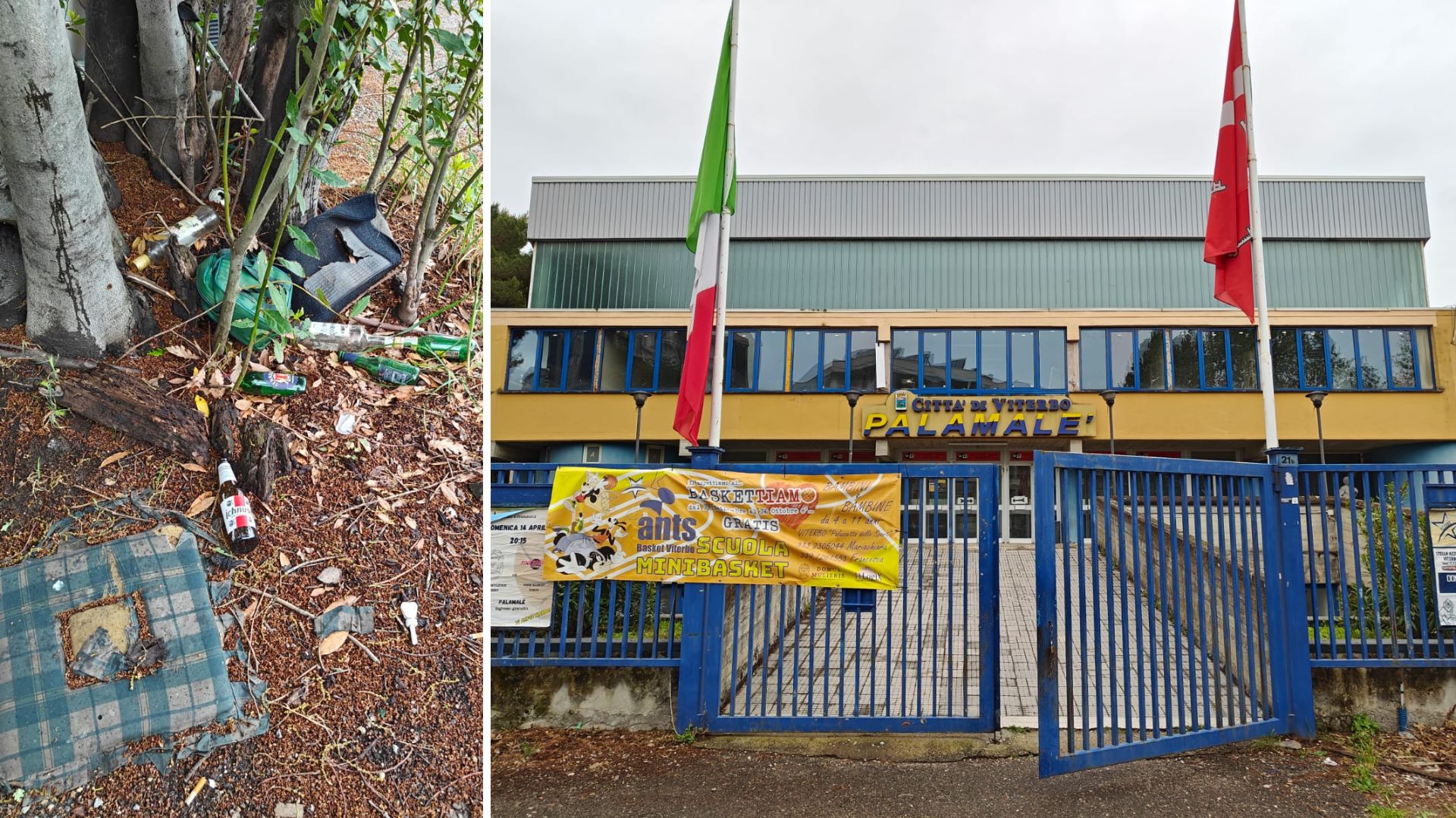 Viterbo, Palamalè ostaggio di degrado e incuria: “Parcheggi pieni di buche e sporcizia” (FOTO)