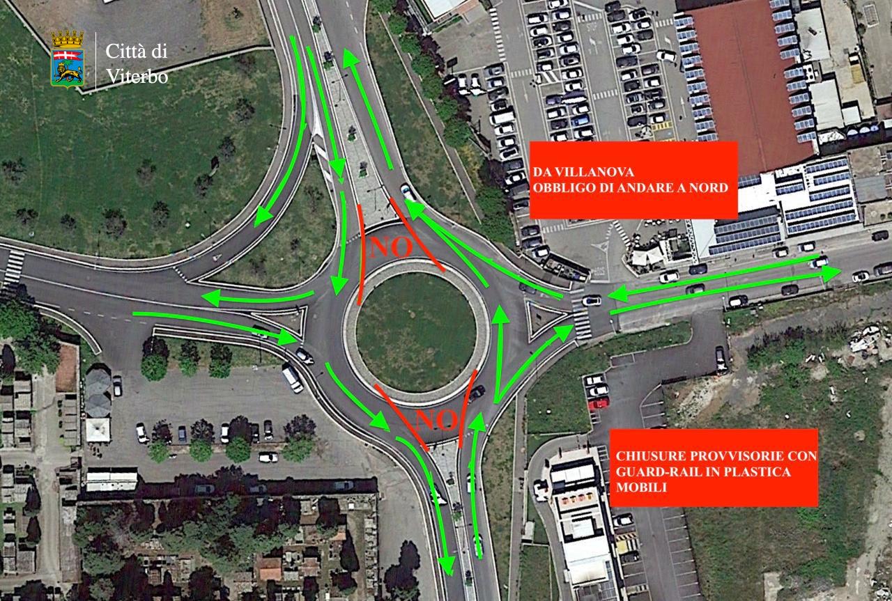 Viterbo, dal 3 giugno la rotatoria del cimitero… non sarà più una rotatoria