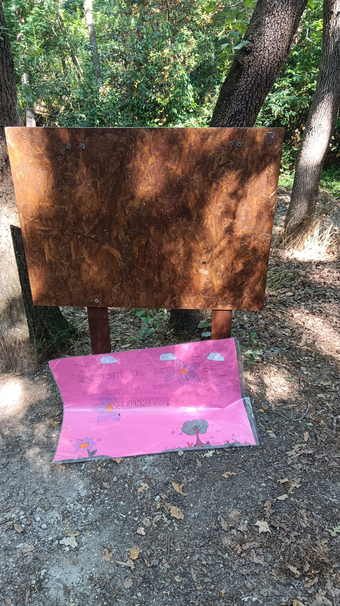 Cerveteri, vandali distruggono il Sentiero dei diritti