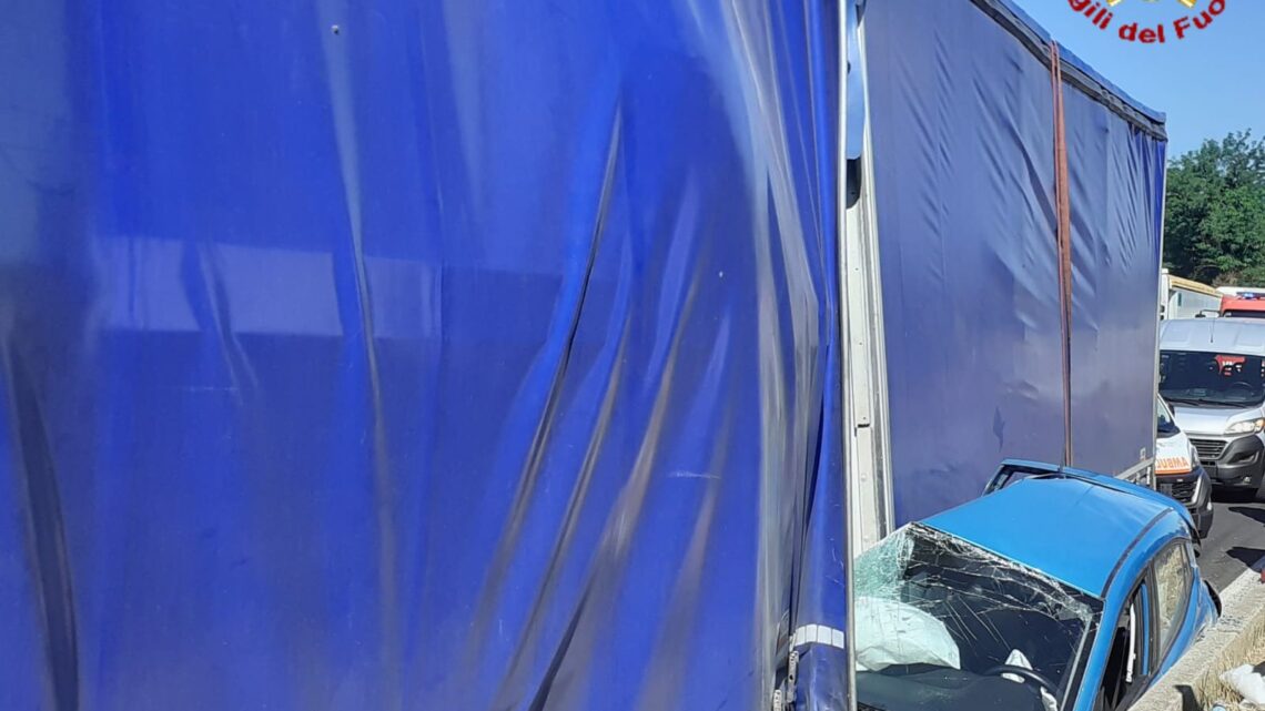 Incidente in A1, 10 km di coda in Ciociaria. 1 ferito grave