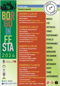 “Borgo in Festa” a Ronciglione. Attesa per Dado, Samuele Segreto e Daniele si Nasce, vincitore di tale e Quale show