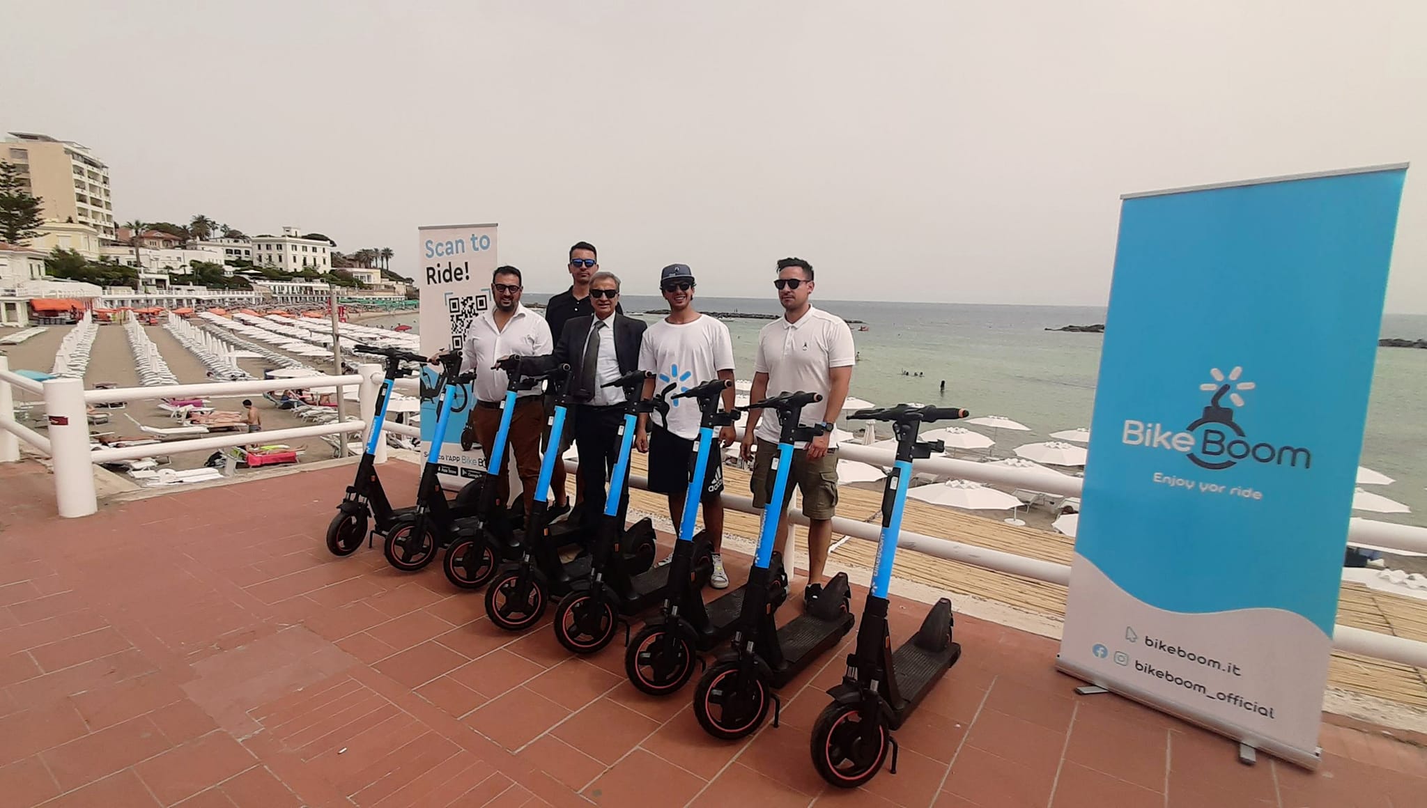 Mobilità, Santa Marinella inaugura il servizio di monopattini elettrici in sharing