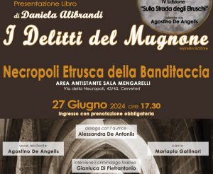 Libri, domani alla Necropoli di Cerveteri Daniela Alibrandi presenta il suo nuovo romanzo noir