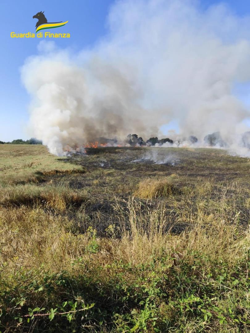 Nepi – Guardia di finanza sventa incendio vicino a metanodotto