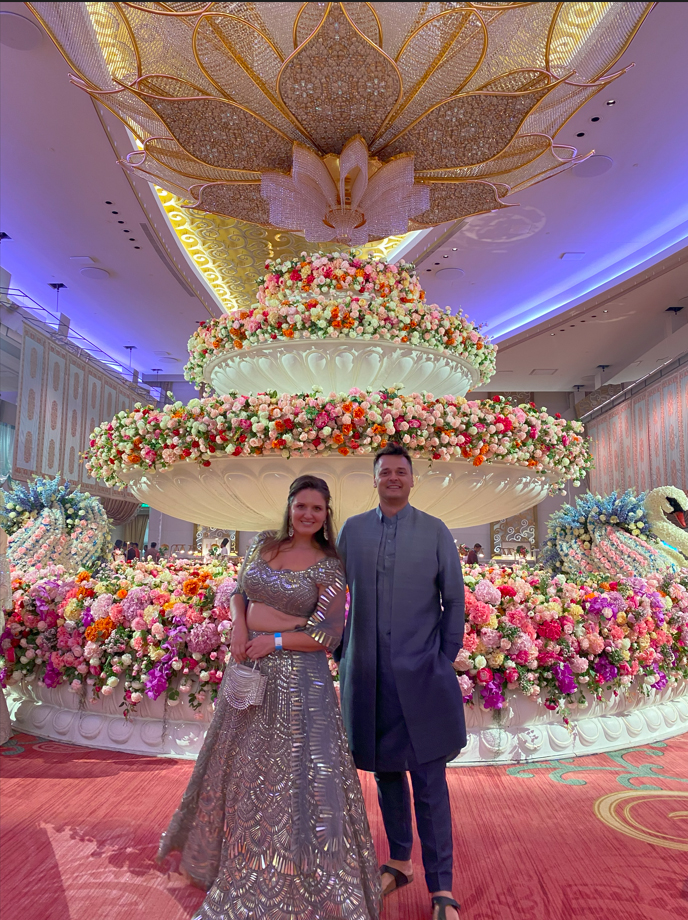 Da Caprarola a Mombai per le nozze dell’anno, Benedetta Bruzziches dagli Ambani