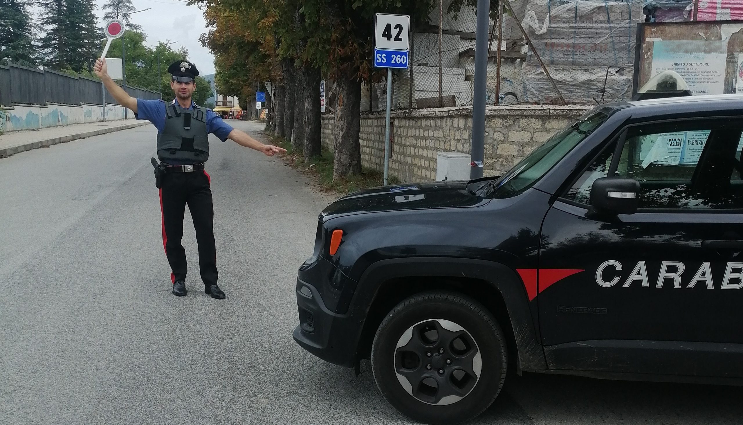 Amatrice, autista fa consegne completamente ubriaco: scatta la denuncia