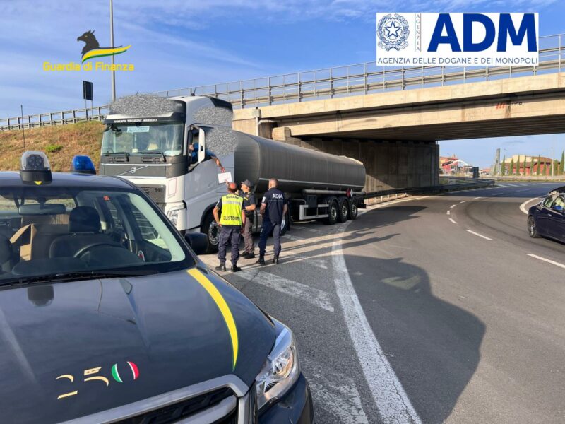 Viterbo – Agenzia Dogane e Guardia di Finanza proseguono controlli su distribuzione carburanti