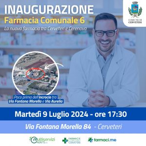 Cerveteri, martedì apre la sesta farmacia comunale