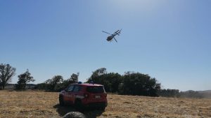 Cerveteri di nuovo assediata dal fuoco: grande incendio a Pian della Carlotta (FOTO)
