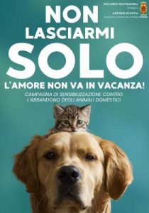 Frosinone, parte la campagna “Non lasciarmi solo. L’amore non va in vacanza!”