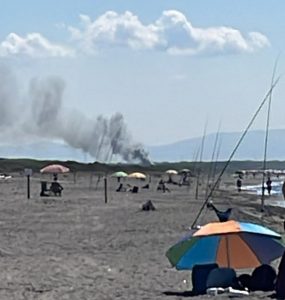 Tarquinia – Paura al camping Europing per un incendio