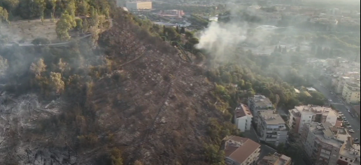 Incendio a Monte Mario, Rocca: “Impegnati h24 per la sicurezza dei cittadini”