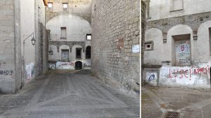 Viterbo – Porta San Leonardo tra degrado e spaccio: “Non ci sentiamo sicuri, servirebbero più illuminazione e controlli”