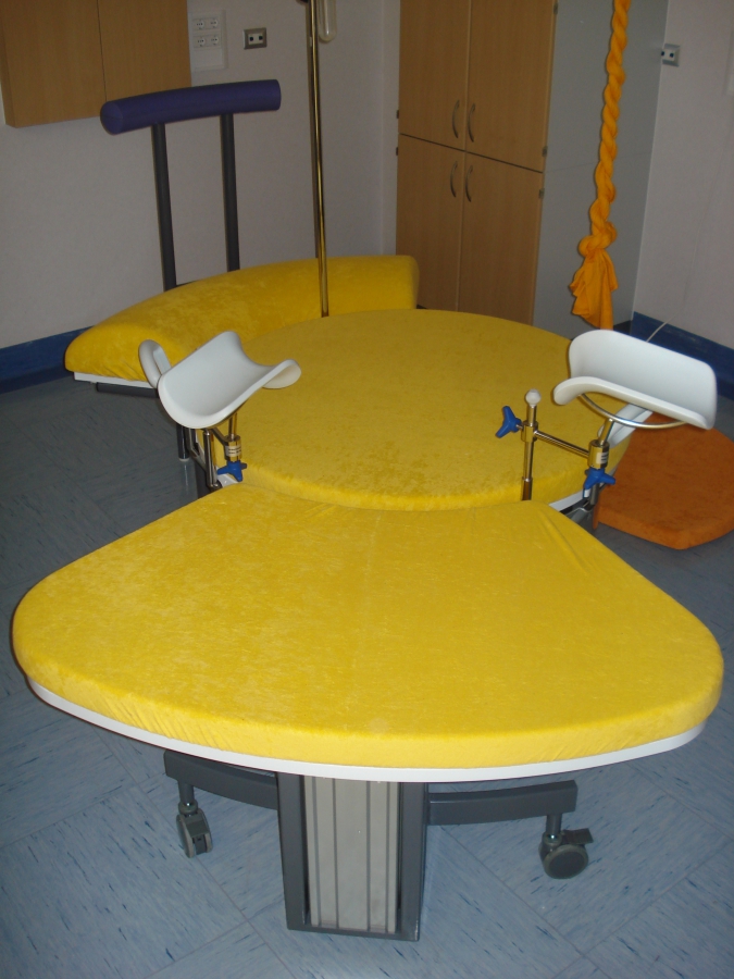 Quattro nuovi letti parto a Belcolle: dal classico al tondo fino a quello in grado di ospitare anche il partner