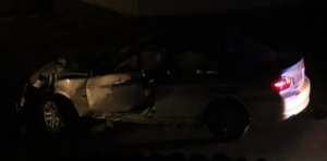 Cerveteri, auto contro un palo del telefono: conducente miracolosamente illeso