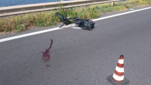Santa Marinella – Aurelia bloccata per incidente, investita una bicicletta