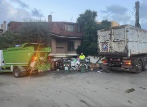Civitavecchia – Nubifragio, anche oggi operatori Csp in strada per ripulire San Gordiano (FOTO)