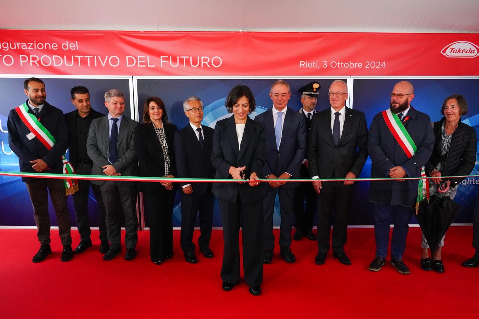 Farmaceutica, inaugurato a Rieti il nuovo polo biotech di Takeda