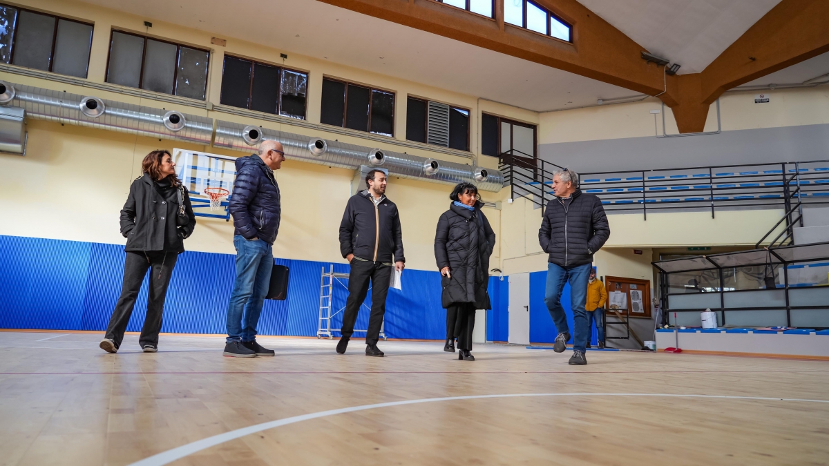 Rieti – Lavori al Palacordoni quasi terminati, Sinibaldi: “453mila euro di investimento, pronto da dicembre”