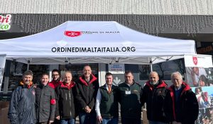 Viterbo – Un successo la raccolta di generi alimentari dei Cavalieri dell’Ordine di Malta
