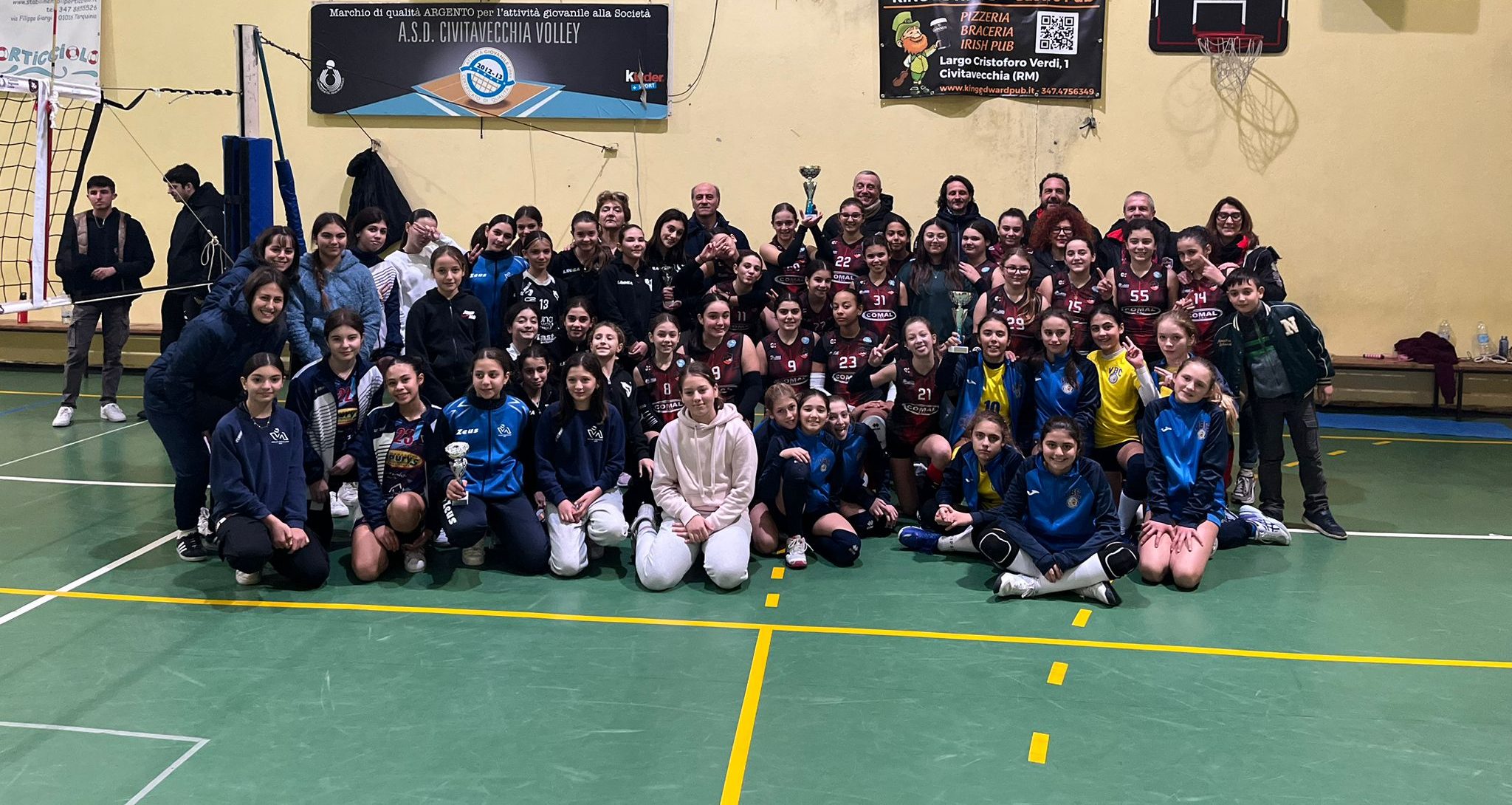 Al Marconi “L’ultima schiacciata dell’anno 2024” della Civitavecchia Volley