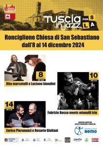 Al Tuscia in Jazz for SLA Enrico Pieranunzi e Rosario Giuliani