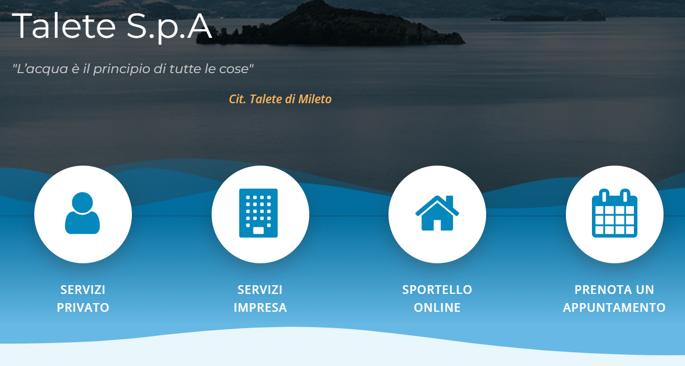 Tuscia – Talete, online il nuovo sito dell’azienda idrica con tanti servizi a disposizione da casa